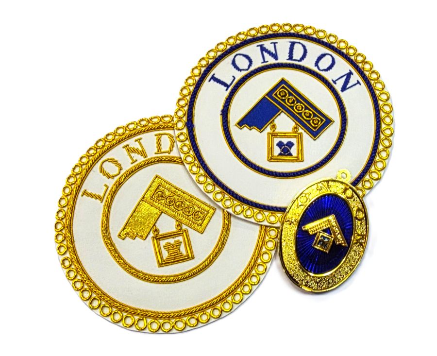 CRAFT LONDON GRAND RANK APRON BADGES & COLLAR JEWEL Riverside Regalia