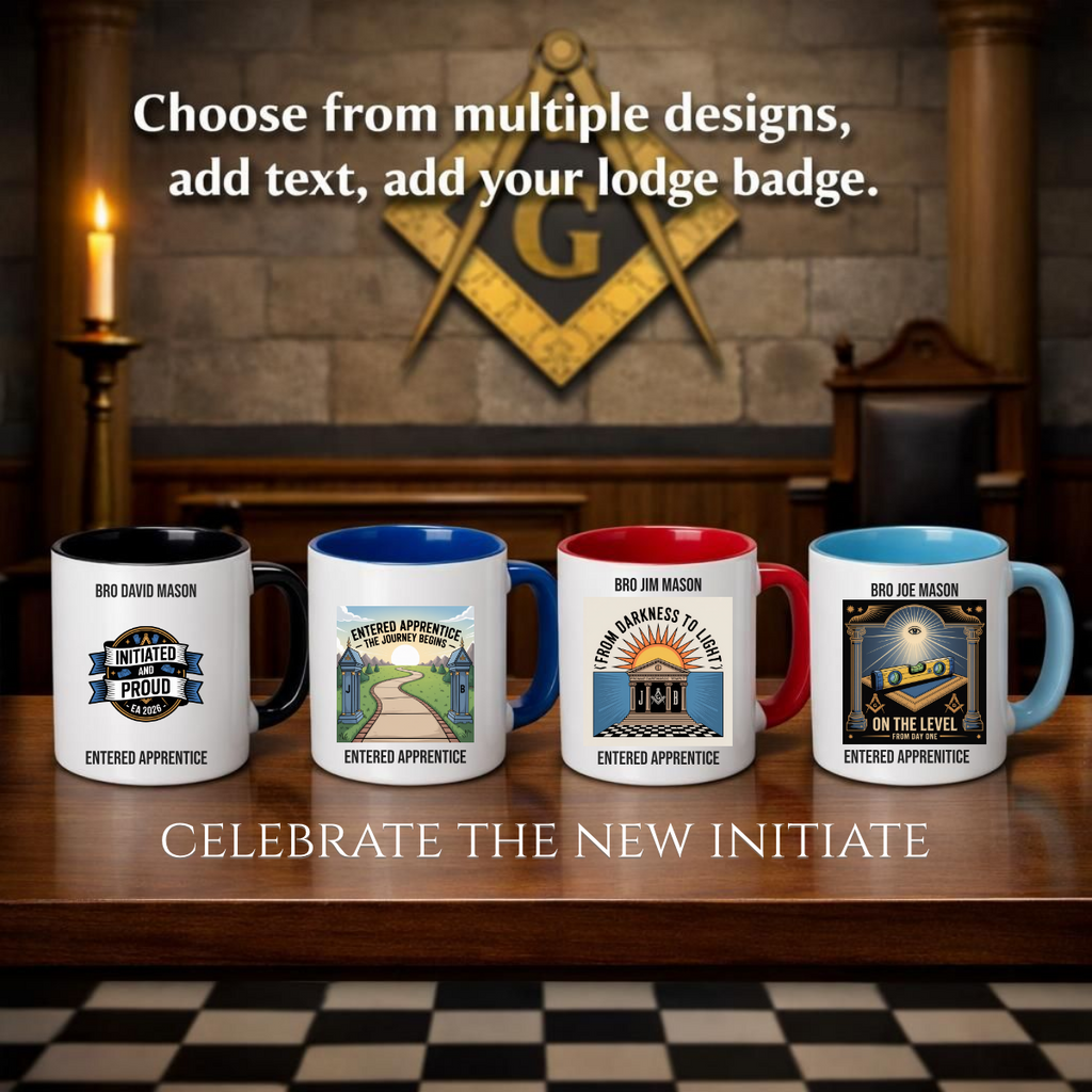 Personalised Entered Apprentice Mug Masonic Gift Store