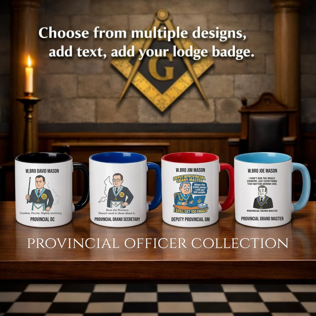 Personalised Provincial Officer Masonic Mug Masonic Gift Store
