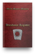 Masonic Attendance Book - Mark Mason Raven Masonic