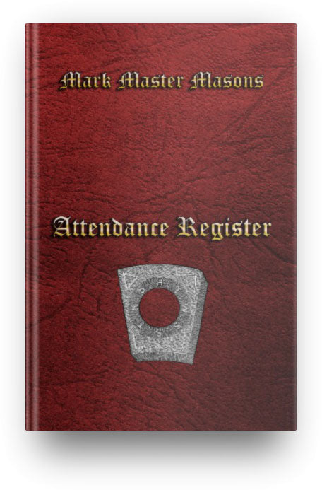 Masonic Attendance Book - Mark Mason Raven Masonic