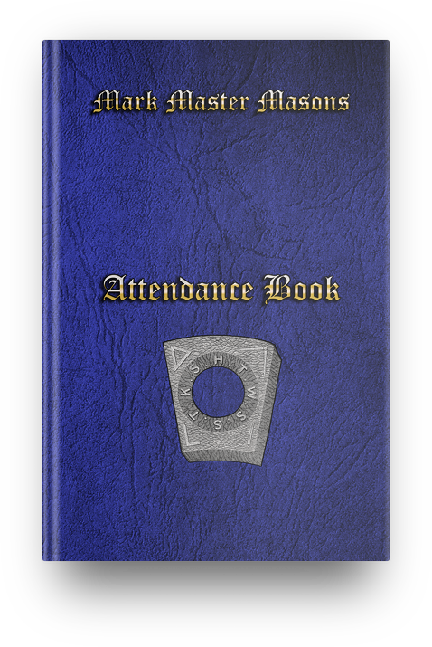 Masonic Attendance Book - Mark Mason Raven Masonic