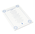 MARK MASTER MASONS CHANT CARD Riverside Regalia