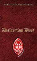 Knight Templar Masonic Declaration Book (A5) Raven Masonic