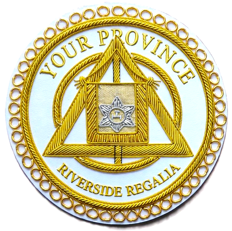 ROYAL ARCH PROVINCIAL & DISTRICT APRON BADGE Riverside Regalia