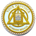 ROYAL ARCH PROVINCIAL & DISTRICT APRON BADGE Riverside Regalia