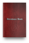 Masonic Attendance Book - Royal Arch Raven Masonic