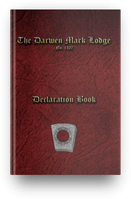 Mark Masonic Declaration Book (A5) Raven Masonic