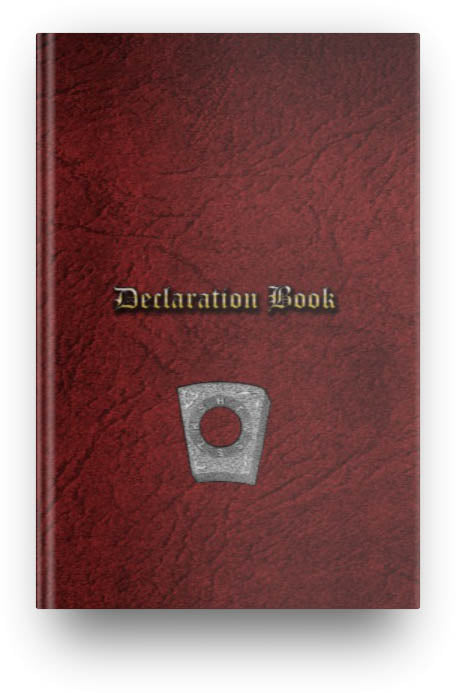 Mark Masonic Declaration Book (A5) Raven Masonic