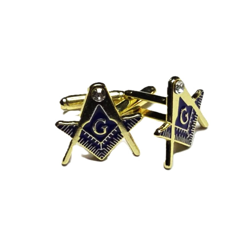 CRAFT SQUARE & COMPASSES 'G' CUFFLINKS Riverside Regalia