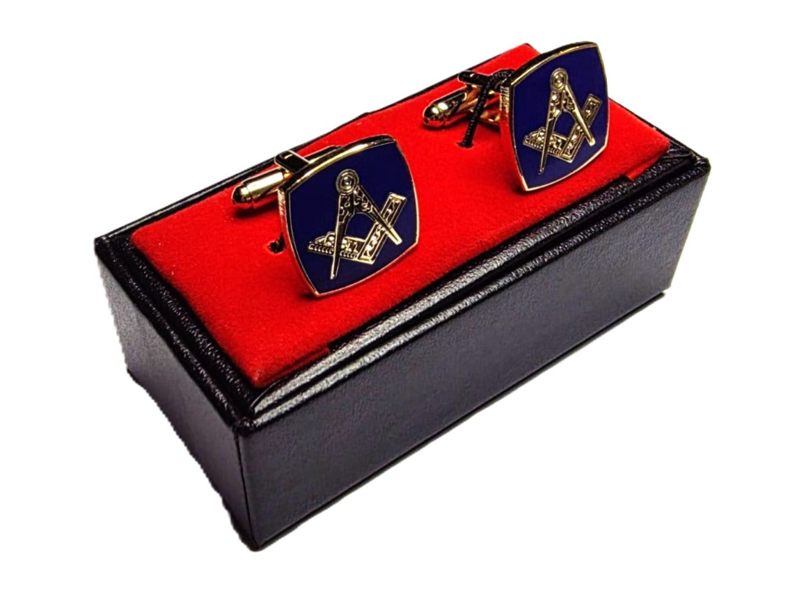 CRAFT SQUARE & COMPASSES CUFFLINKS Riverside Regalia
