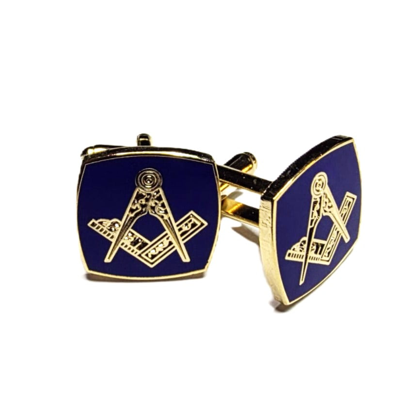 CRAFT SQUARE & COMPASSES CUFFLINKS Riverside Regalia