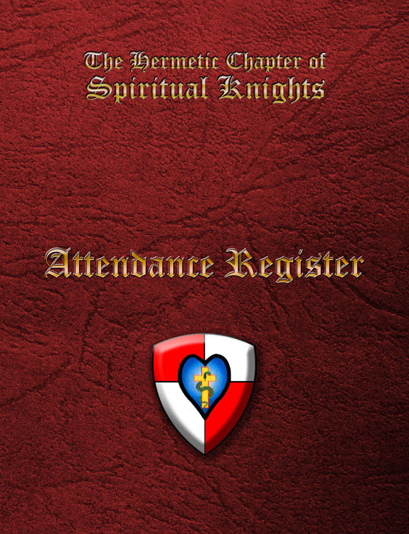 Masonic Attendance Book - Spiritual Knights Raven Masonic