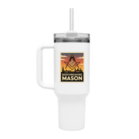Bedfordshire Mason 40oz Stainless Steel Masonic Travel Tumbler - Masonic Mugs