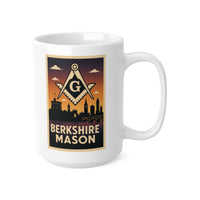 Berkshire Mason Custom Masonic Coffee Mug - Freemason Gift - Masonic Mugs