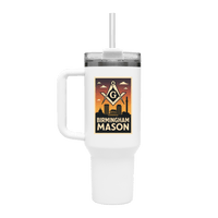Birmingham Mason 40oz Stainless Steel Masonic Travel Tumbler - Masonic Mugs