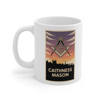 Caithness Mason Custom Masonic Coffee Mug - Freemason Gift - Masonic Mugs
