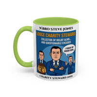 Charity Steward Design - Personalised Freemason Mug - Collector of Relief Alms - Masonic Mugs