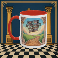 Copy of Premium Ready to Go Freemason Design | Entered Apprentice The Journey Begins - Masonic Mugs