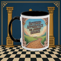 Copy of Premium Ready to Go Freemason Design | Entered Apprentice The Journey Begins - Masonic Mugs