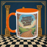 Copy of Premium Ready to Go Freemason Design | Entered Apprentice The Journey Begins - Masonic Mugs