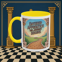 Copy of Premium Ready to Go Freemason Design | Entered Apprentice The Journey Begins - Masonic Mugs