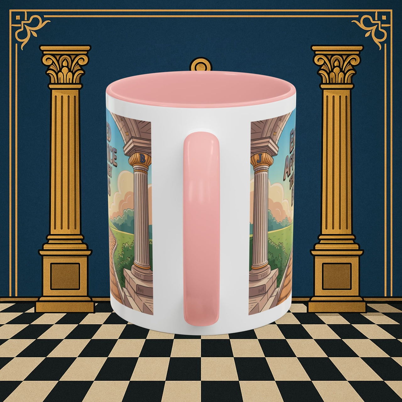 Copy of Premium Ready to Go Freemason Design | Entered Apprentice The Journey Begins - Masonic Mugs