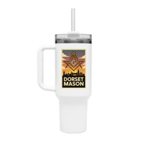 Dorset Mason 40oz Stainless Steel Masonic Travel Tumbler - Masonic Mugs