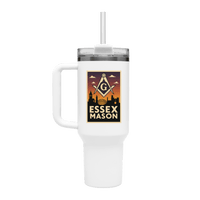 Essex Mason 40oz Stainless Steel Masonic Travel Tumbler - Masonic Mugs