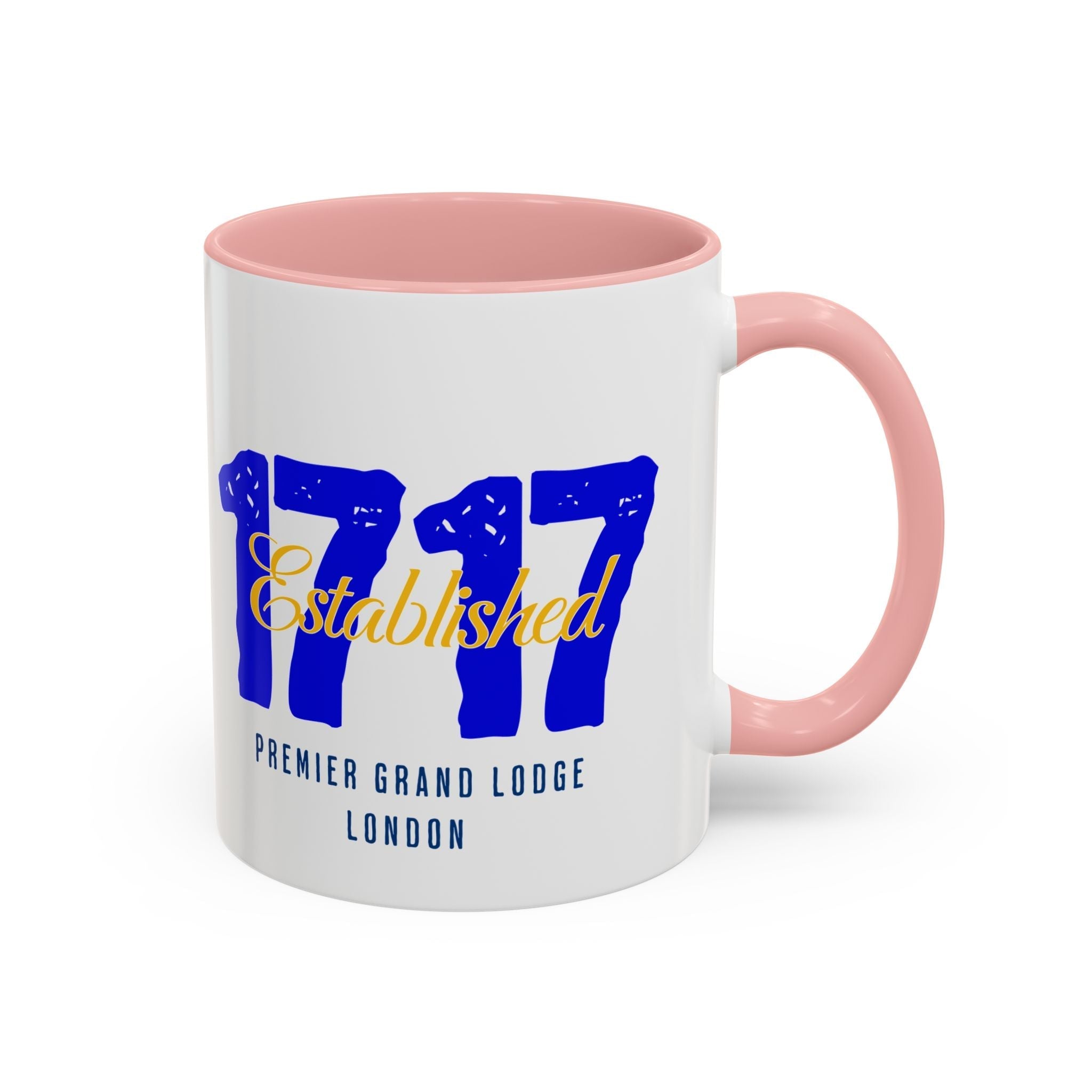 Established 1717 Accent Coffee Mug | Vintage Lodge Mug | Gift for Coffee Lovers | Unique Home Decor | Anniversary Mug | Coffee Cup - Masonic Mugs