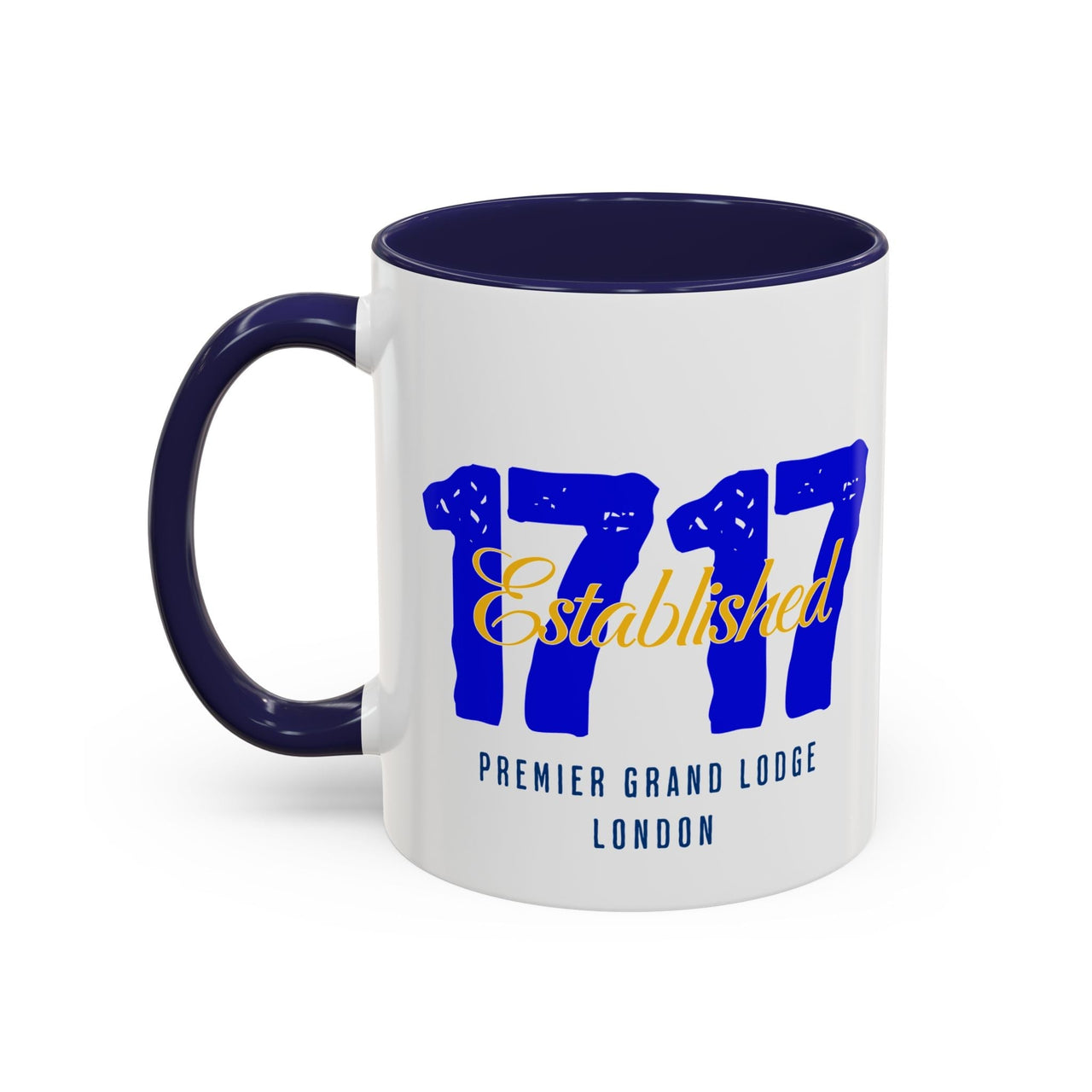 Established 1717 Accent Coffee Mug | Vintage Lodge Mug | Gift for Coffee Lovers | Unique Home Decor | Anniversary Mug | Coffee Cup - Masonic Mugs