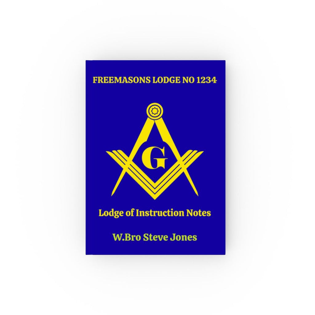 Freemason Hardback Notepad - Lodge of Instruction Notes - Masonic Mugs