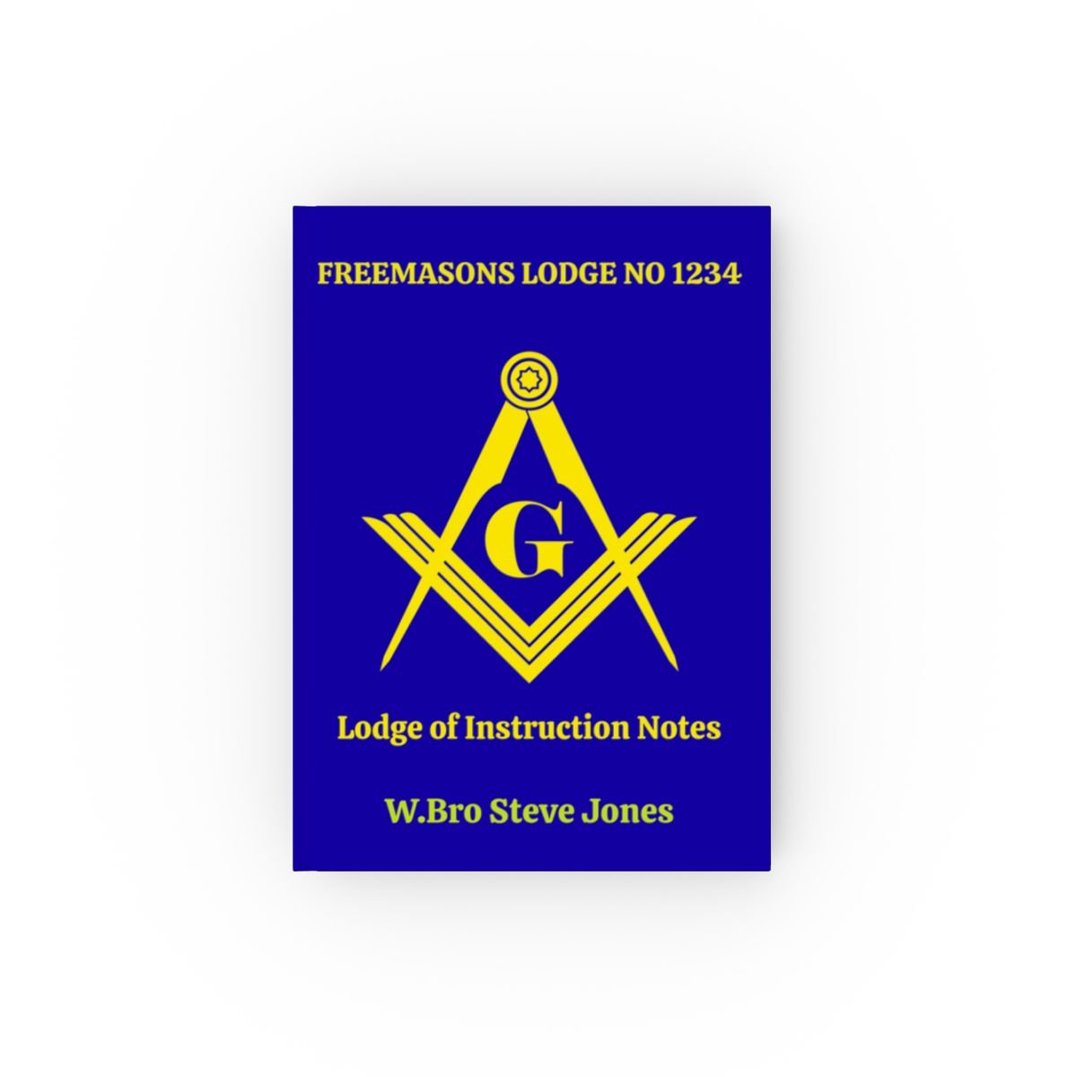 Freemason Hardback Notepad - Lodge of Instruction Notes - Masonic Mugs