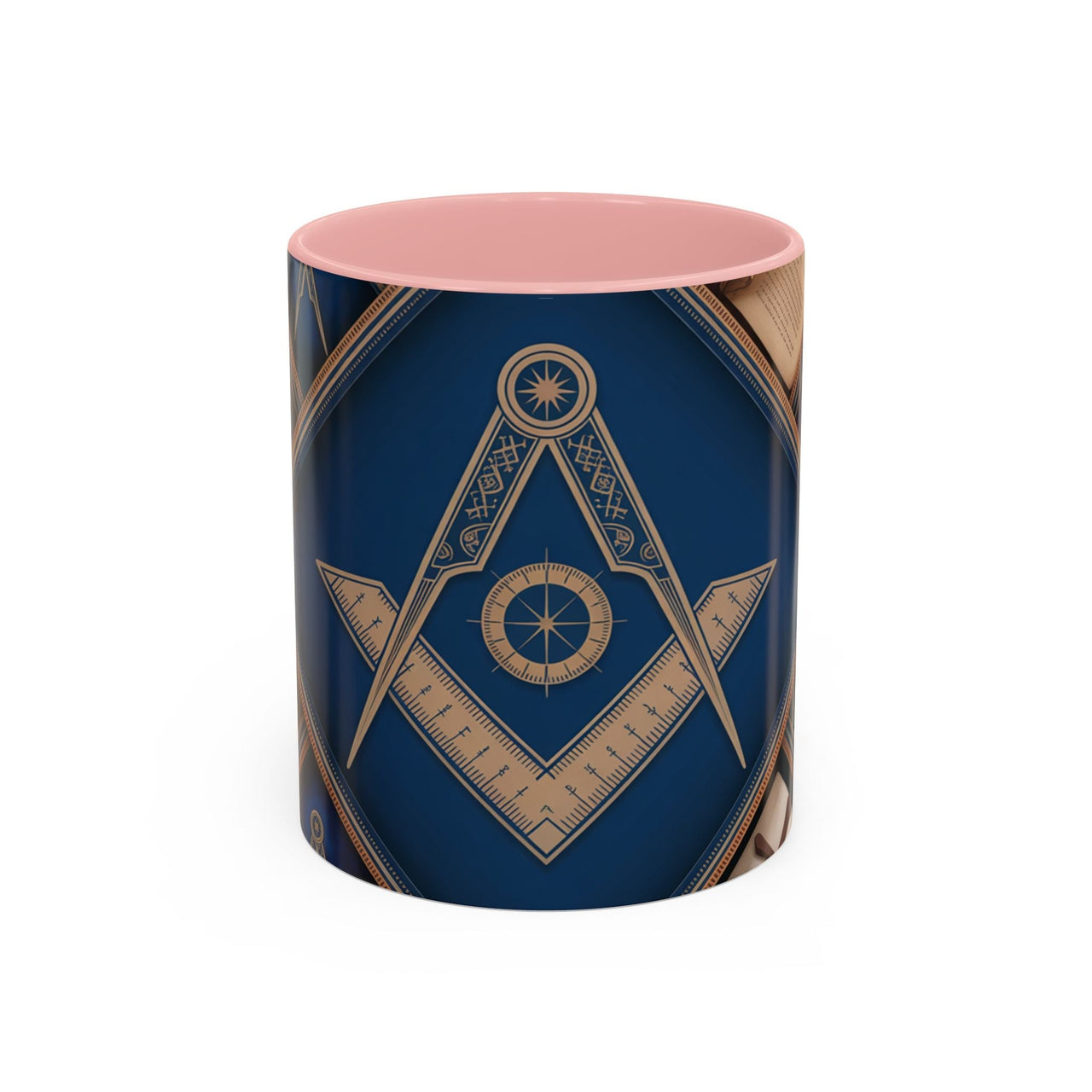 Freemason Premium Ready to go Coloured Rim Mug - Masonic Mugs