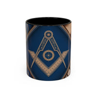 Freemason Premium Ready to go Coloured Rim Mug - Masonic Mugs