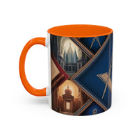 Freemason Premium Ready to go Coloured Rim Mug - Masonic Mugs