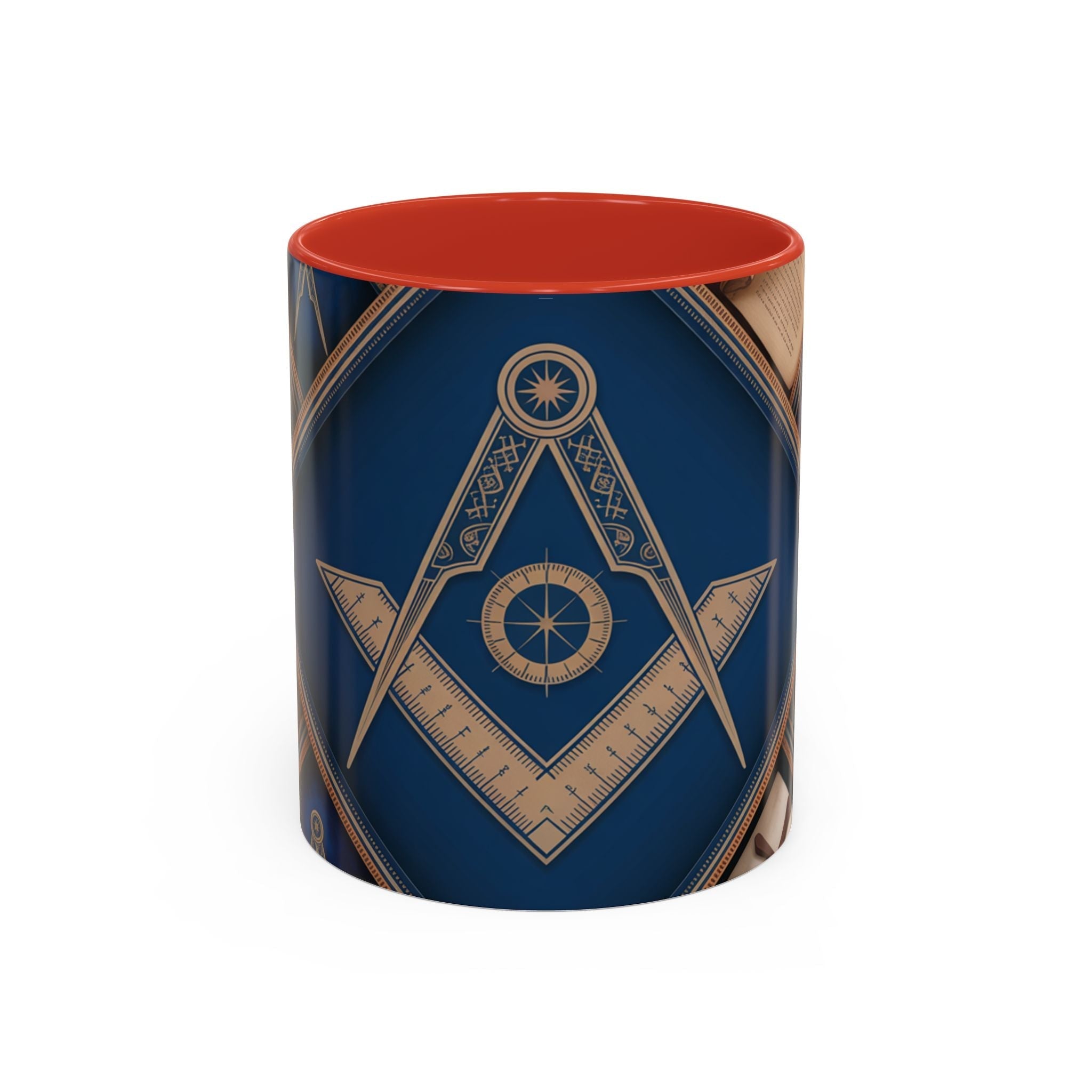 Freemason Premium Ready to go Coloured Rim Mug - Masonic Mugs