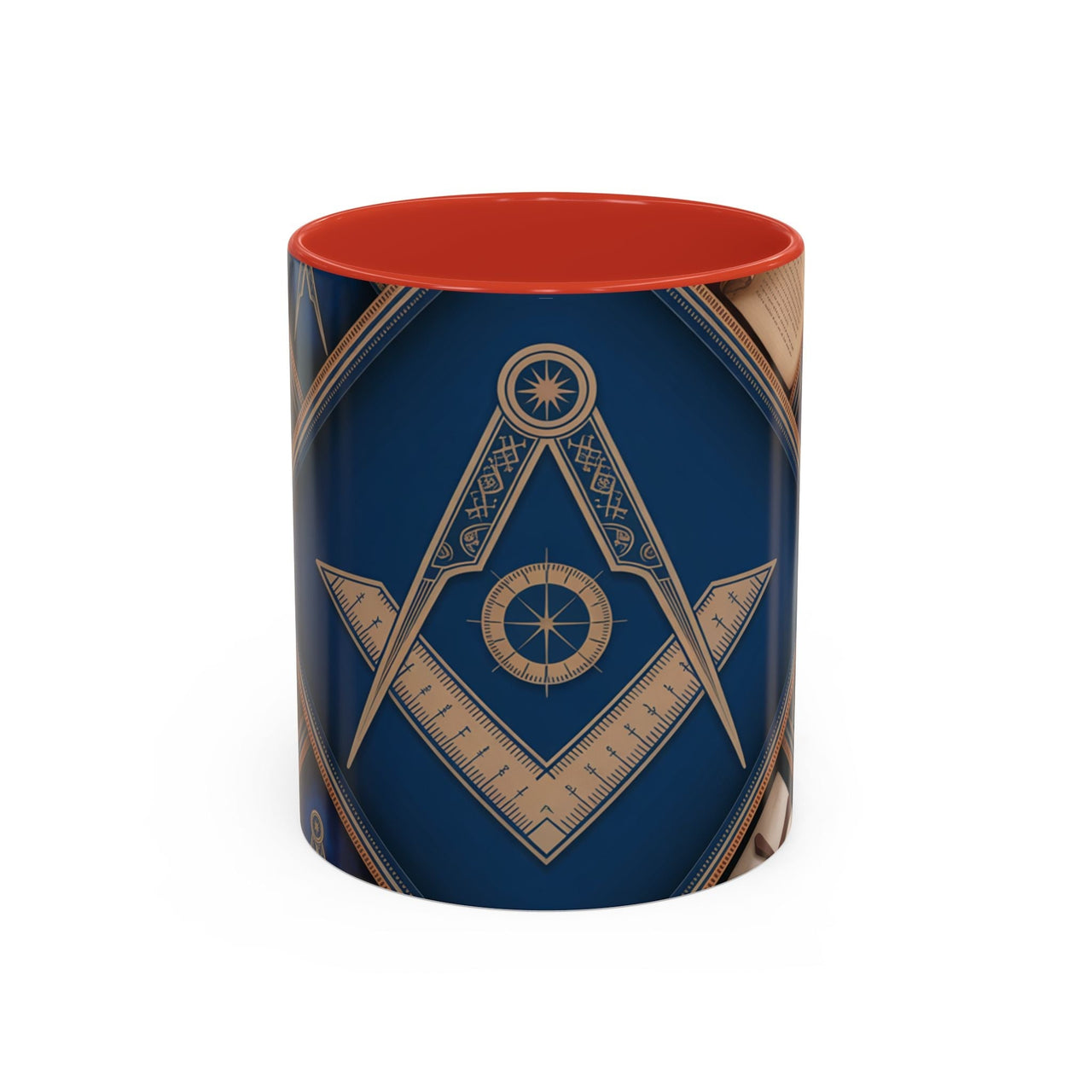 Freemason Premium Ready to go Coloured Rim Mug - Masonic Mugs