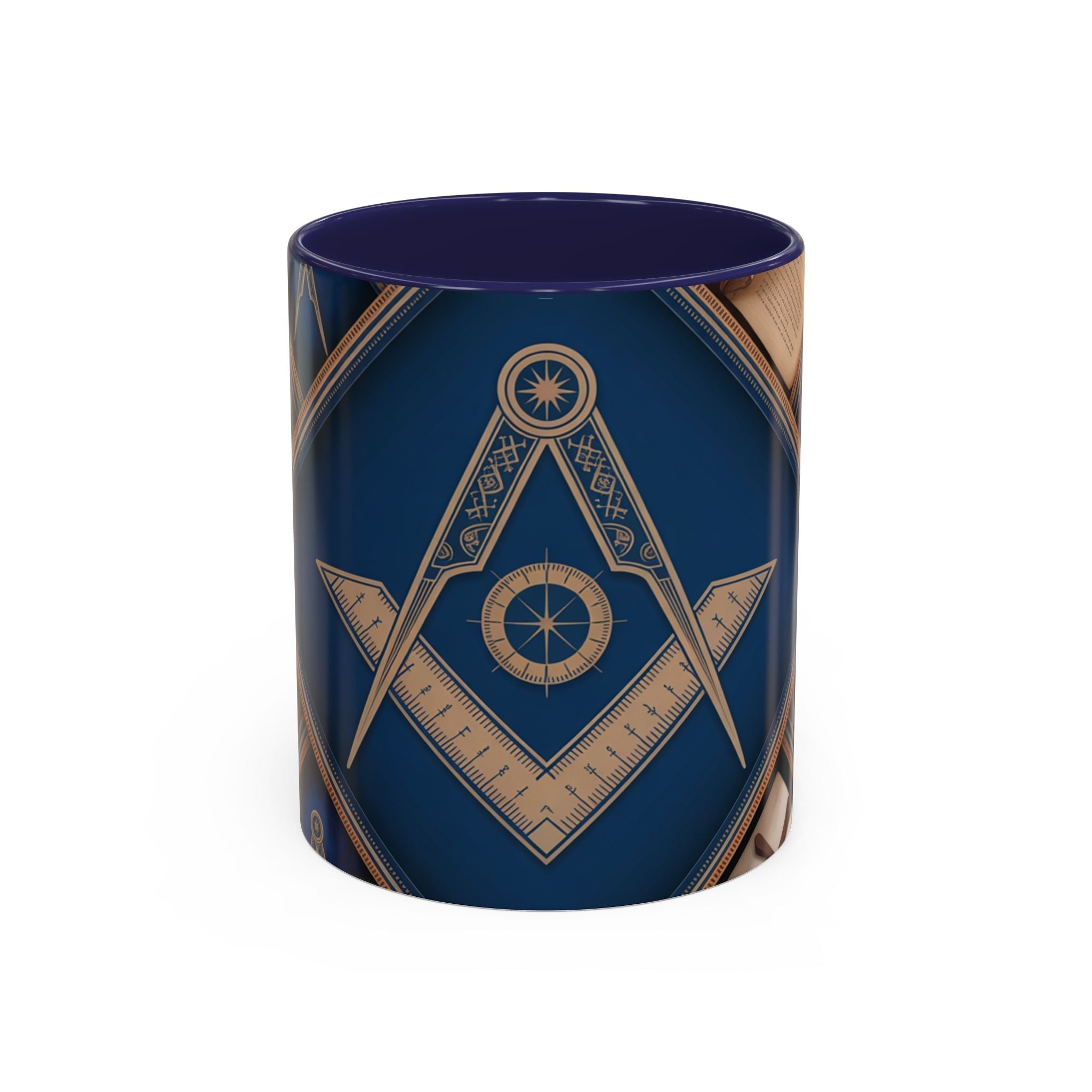 Freemason Premium Ready to go Coloured Rim Mug - Masonic Mugs