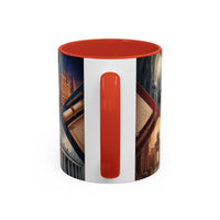 Freemason Premium Ready to go Coloured Rim Mug - Masonic Mugs