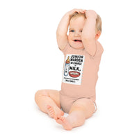 Funny Baby Bodysuit - Junior Warden Design Personalized Baby Bodysuit with Masonic Design - Masonic Mugs