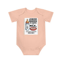 Funny Baby Bodysuit - Junior Warden Design Personalized Baby Bodysuit with Masonic Design - Masonic Mugs