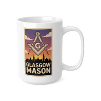 Glasgow Mason Custom Masonic Coffee Mug - Freemason Gift - Masonic Mugs
