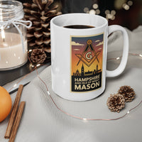 Hampshire and Isle of White Mason Custom Masonic Coffee Mug - Freemason Gift - Masonic Mugs