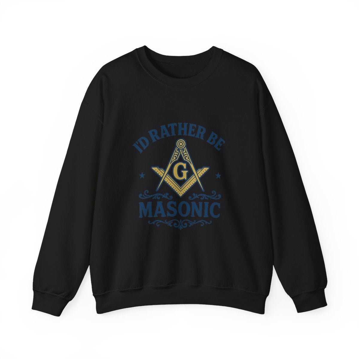 I'd rather be Masonic - Unisex Freemason Ready to Go Apparel – T-Shirt, Sweatshirt or Hoodie – Multiple Colours & Sizes - Masonic Mugs