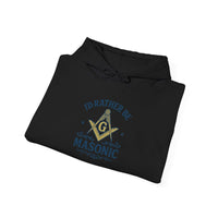I'd rather be Masonic - Unisex Freemason Ready to Go Apparel – T-Shirt, Sweatshirt or Hoodie – Multiple Colours & Sizes - Masonic Mugs