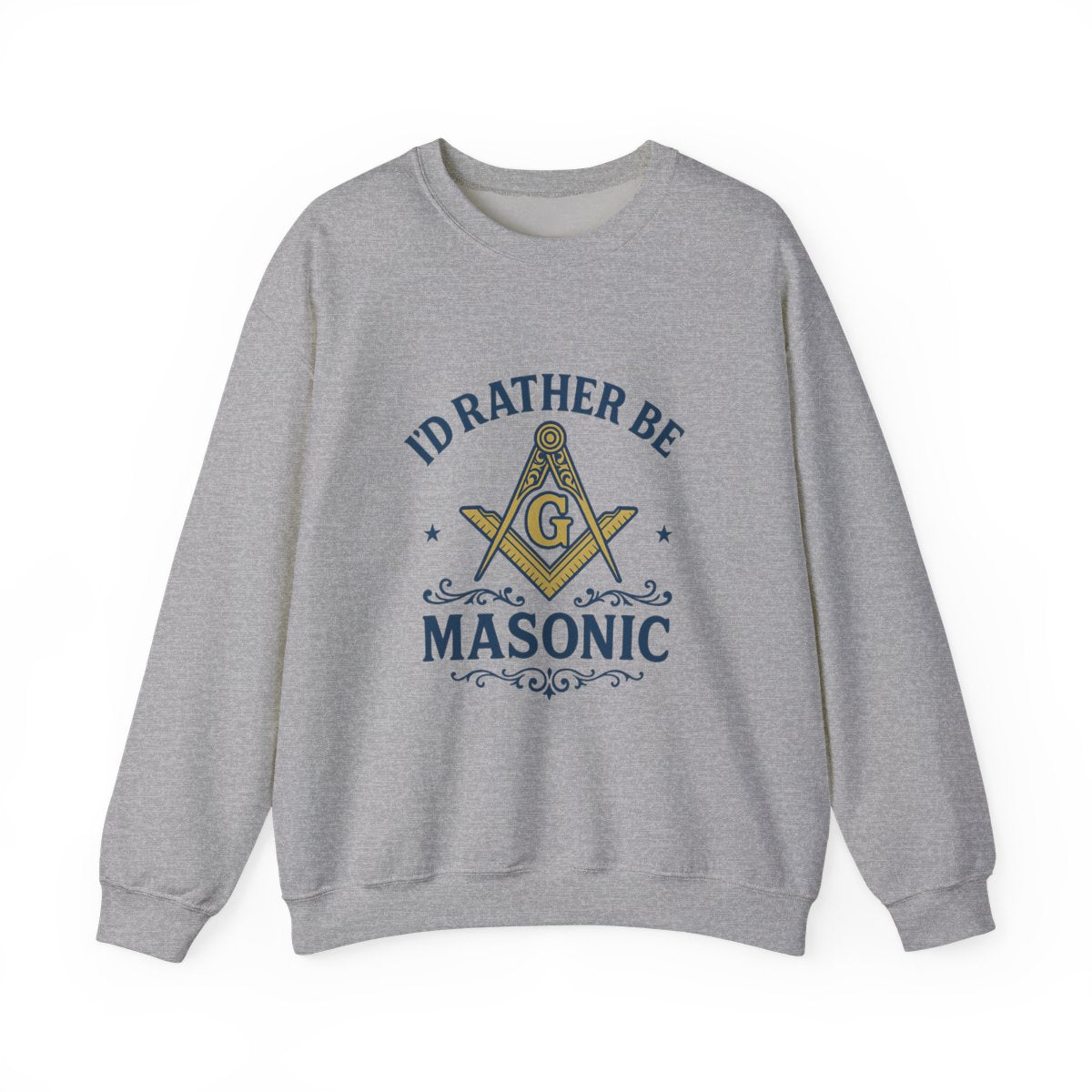I'd rather be Masonic - Unisex Freemason Ready to Go Apparel – T-Shirt, Sweatshirt or Hoodie – Multiple Colours & Sizes - Masonic Mugs