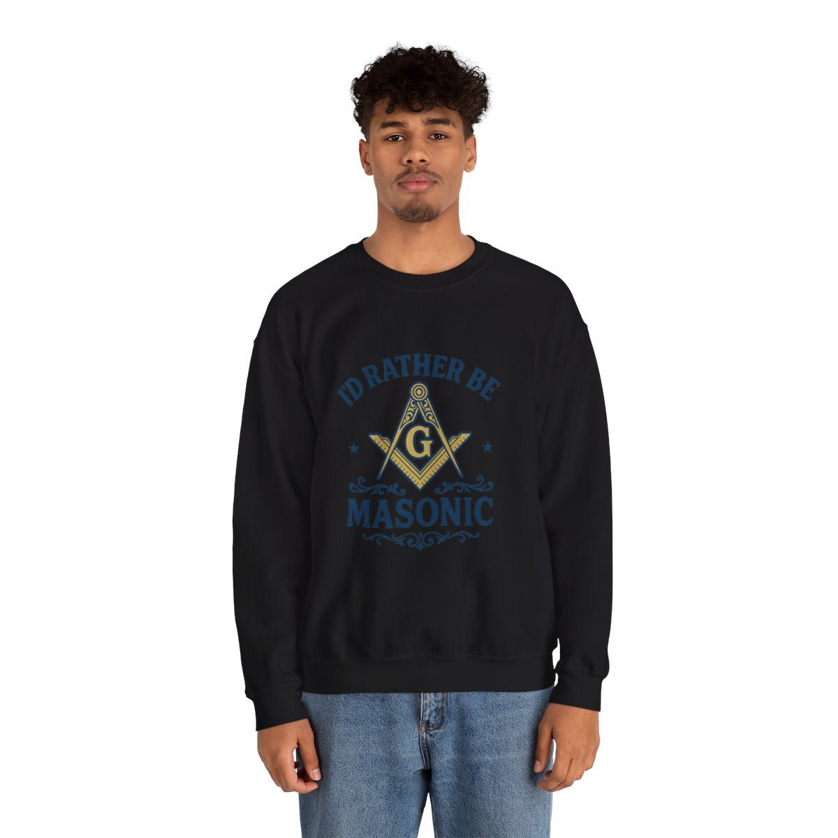 I'd rather be Masonic - Unisex Freemason Ready to Go Apparel – T-Shirt, Sweatshirt or Hoodie – Multiple Colours & Sizes - Masonic Mugs