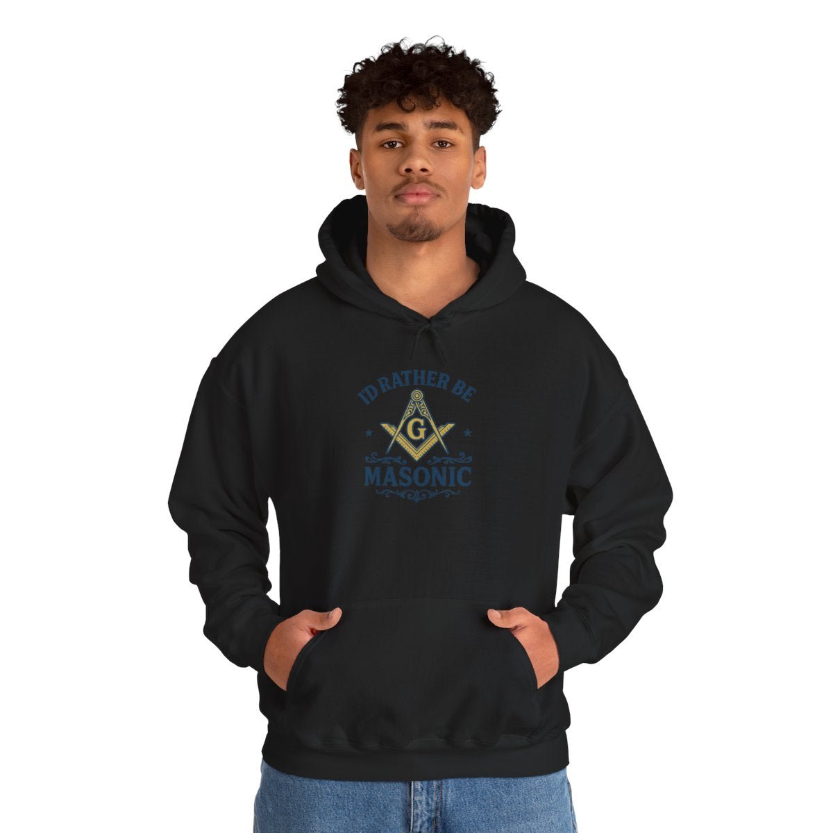 I'd rather be Masonic - Unisex Freemason Ready to Go Apparel – T-Shirt, Sweatshirt or Hoodie – Multiple Colours & Sizes - Masonic Mugs