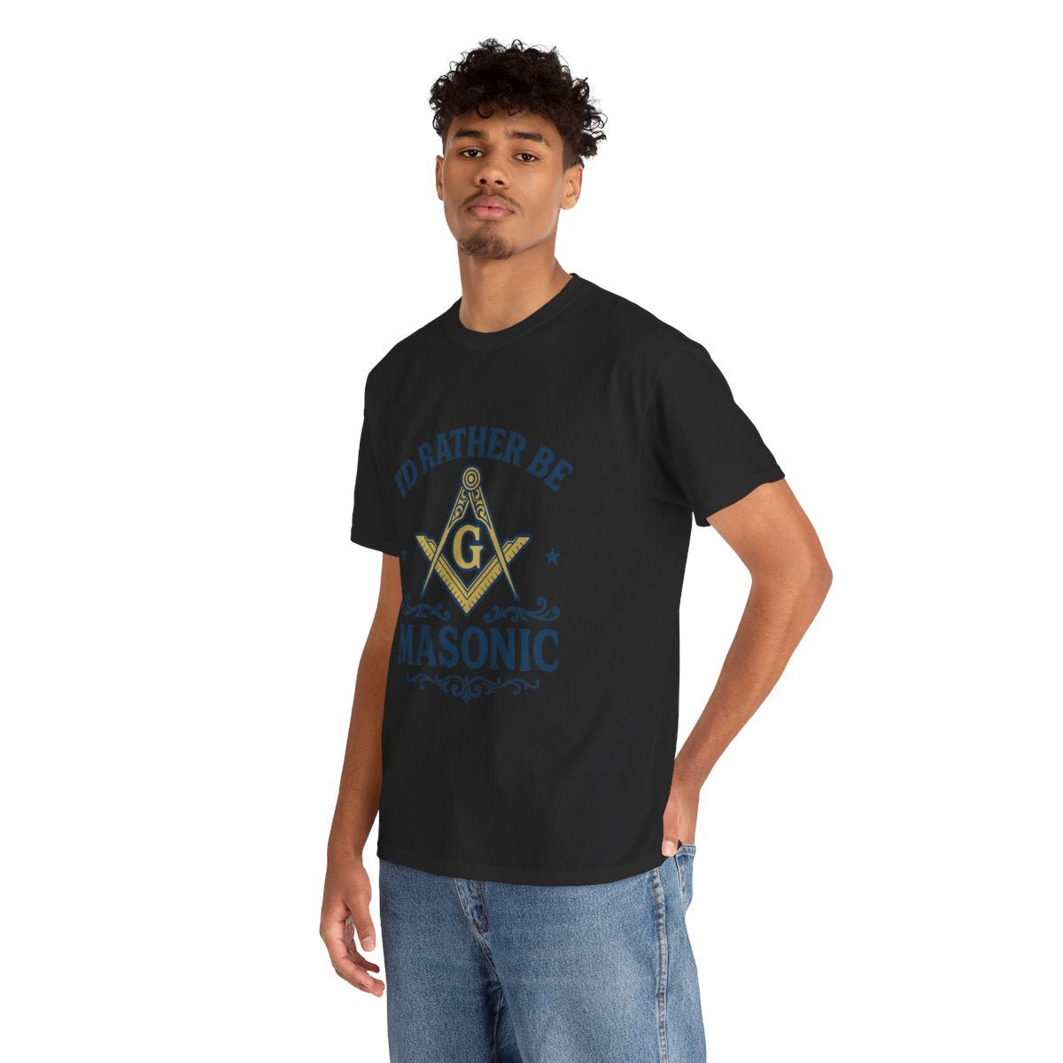 I'd rather be Masonic - Unisex Freemason Ready to Go Apparel – T-Shirt, Sweatshirt or Hoodie – Multiple Colours & Sizes - Masonic Mugs